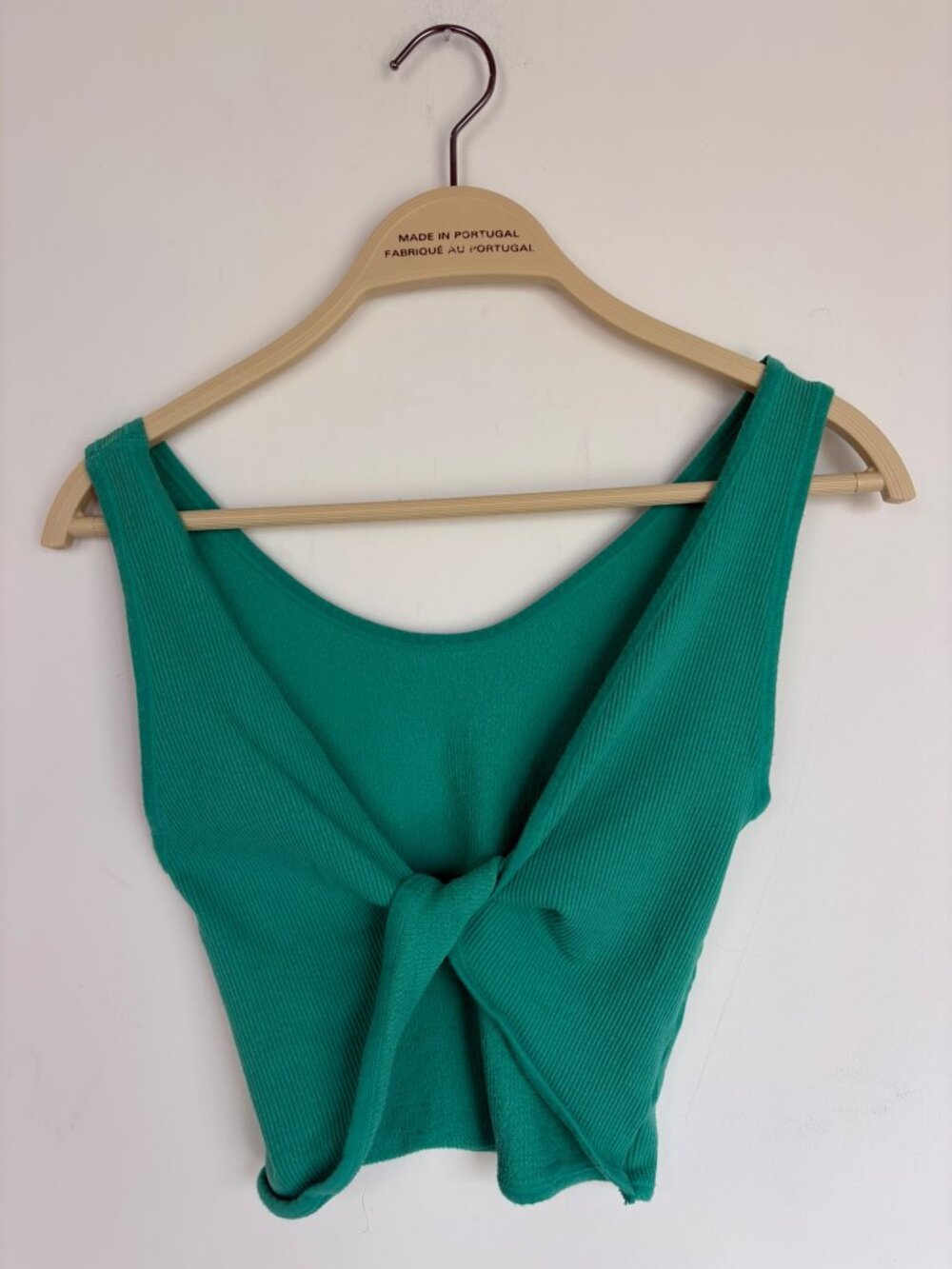 Urban Outfitters Out From Under Green Twist Front Crop Top – M/L
